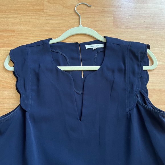 41 Hawthorn Dawney Scallop Trim Blouse - Picture 6 of 11